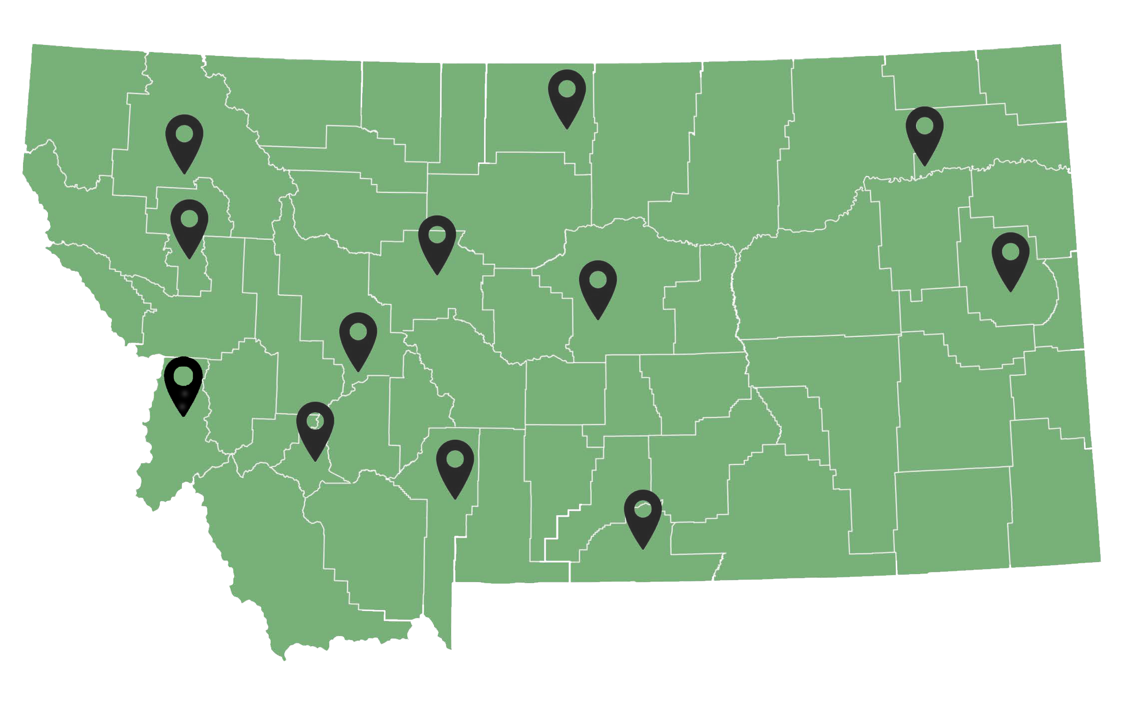 FADC Location Map