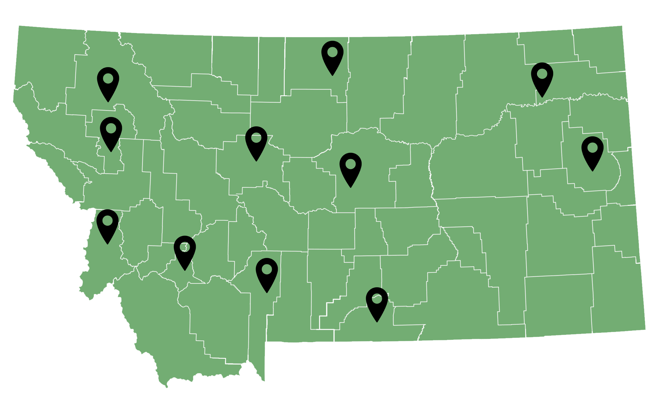 FADC Location Map