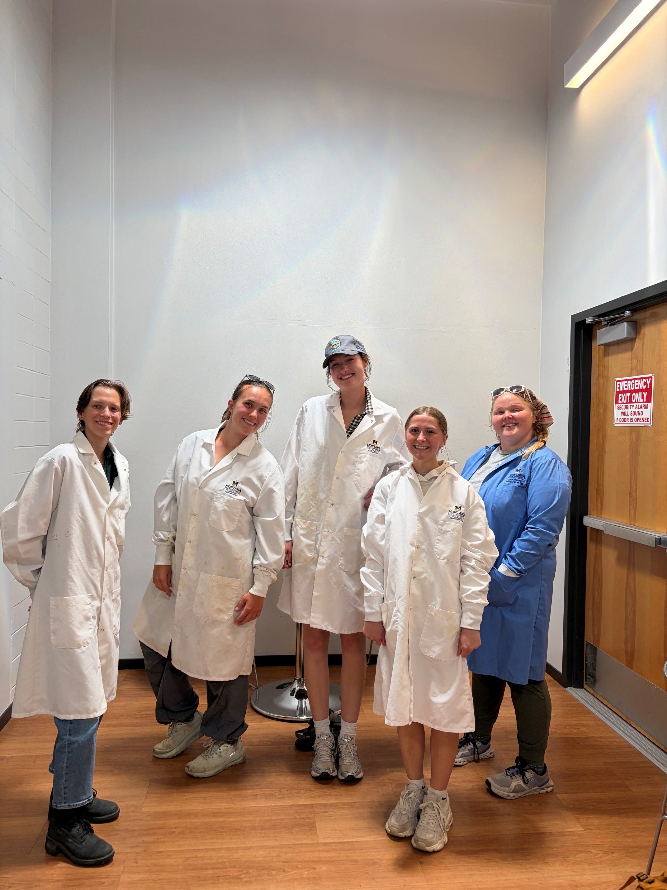 AgCorps Members in Lab Coats