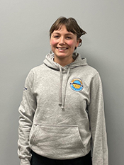 Olivia long sleeve grey sweatshirt