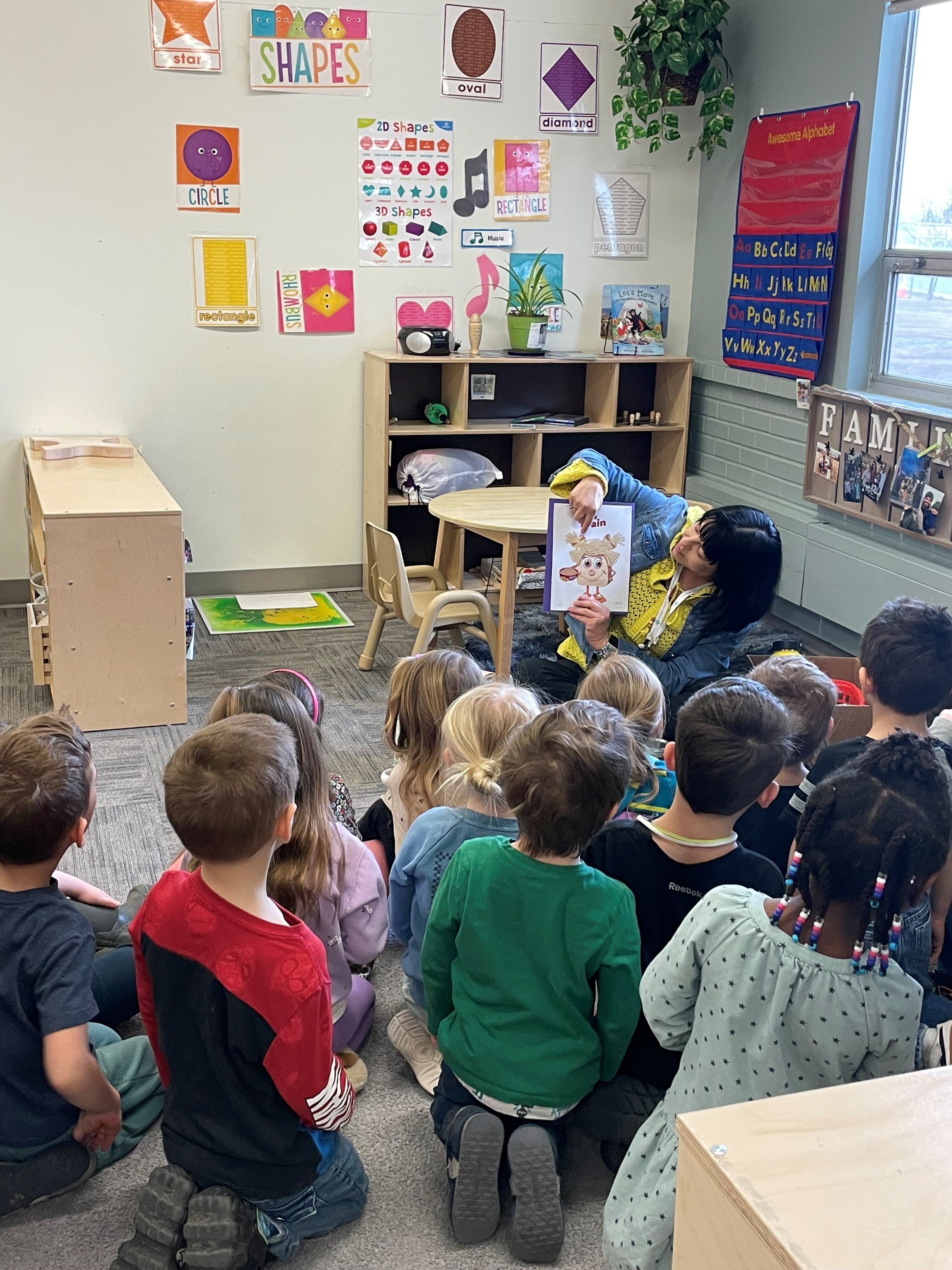 AgCorps Member in Classroom