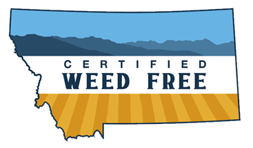 State outline with mountains and fields