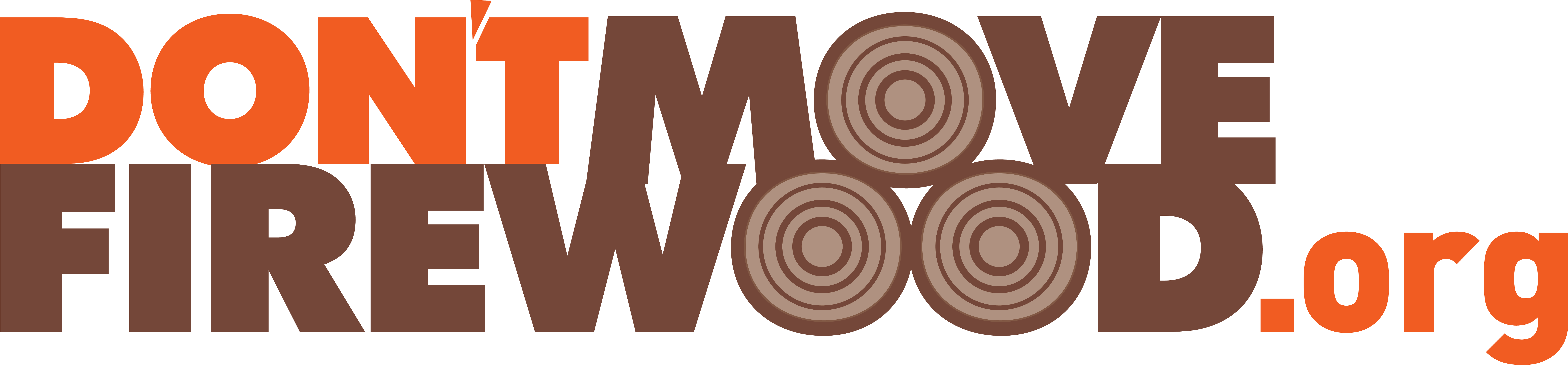 Orange and brown logo title spelled out