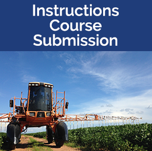 Large orange sprayer truck